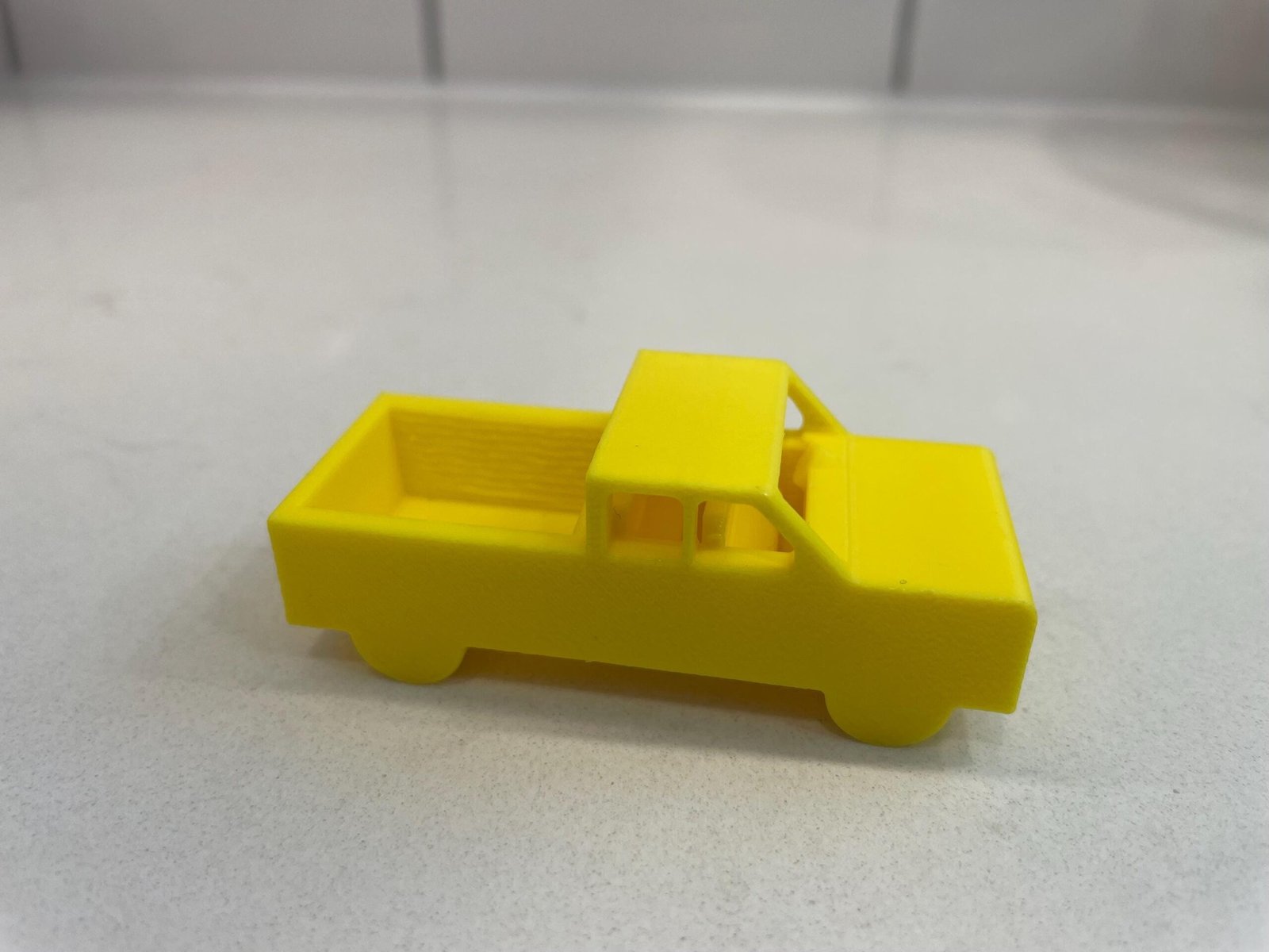 Personalized Toy Truck Cupcake Topper or Party Favor For Kids Birthday - 1” by 2” x 1” - Image 3