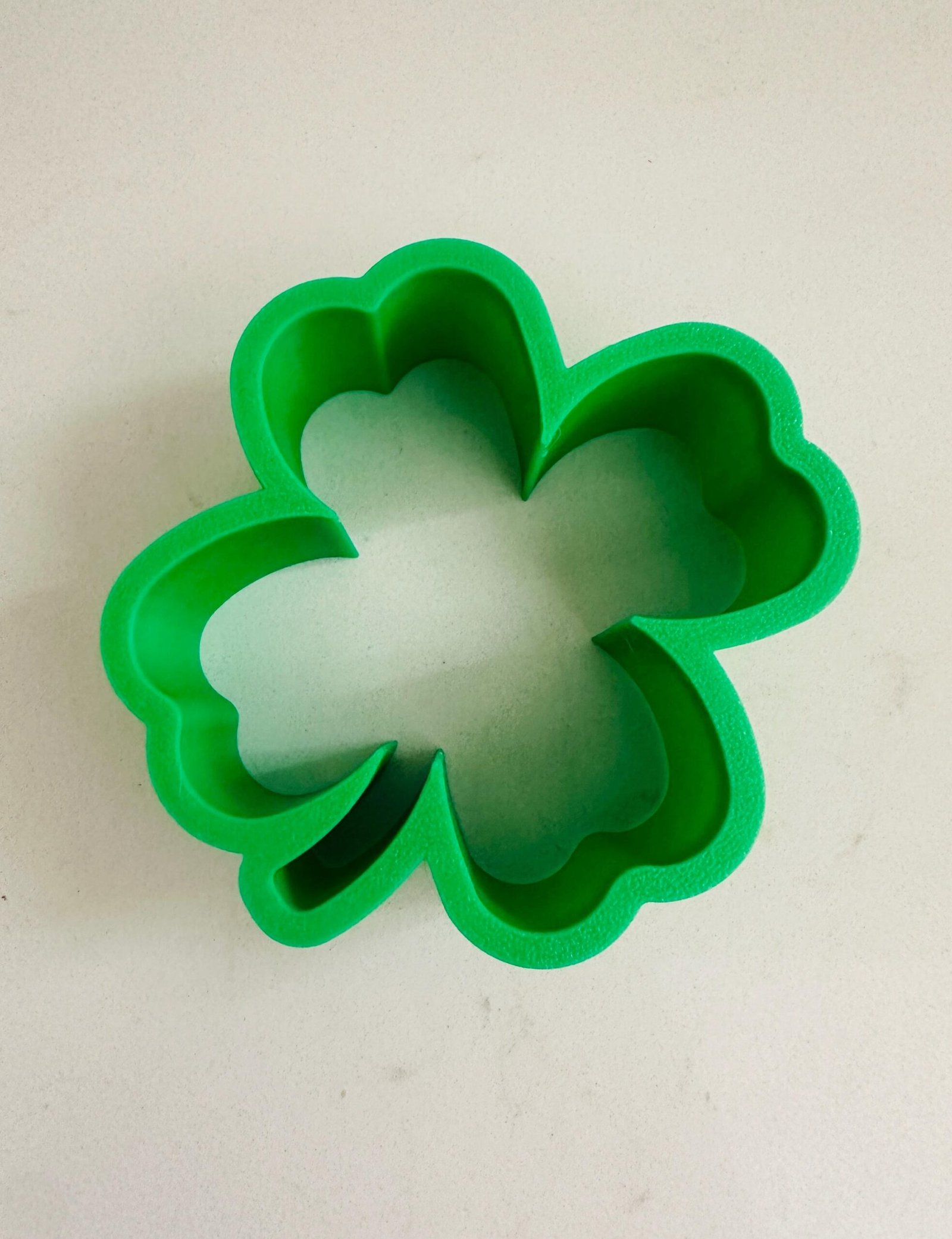 4-Leaf Clover Cookie Cutter - Green - 3” - 1” Depth - Image 6