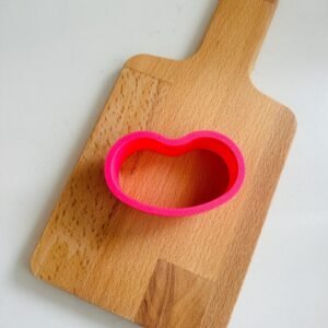 Jelly Bean Cookie Cutter - Pink - 3” - 1” Depth