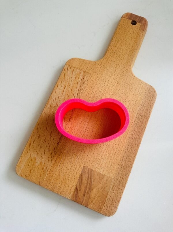 Jelly Bean Cookie Cutter - Pink - 3” - 1” Depth