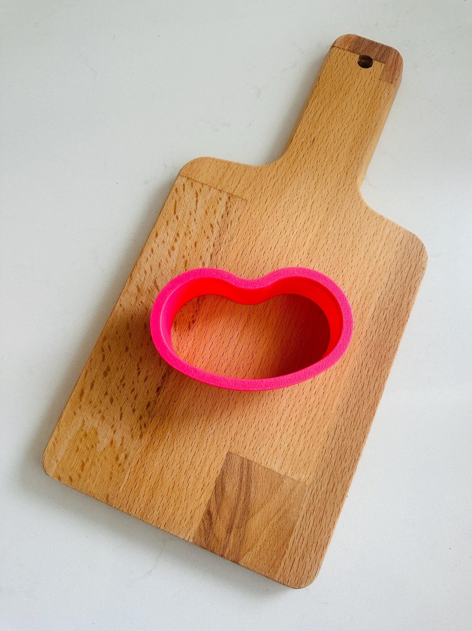 Jelly Bean Cookie Cutter - Pink - 3” - 1” Depth