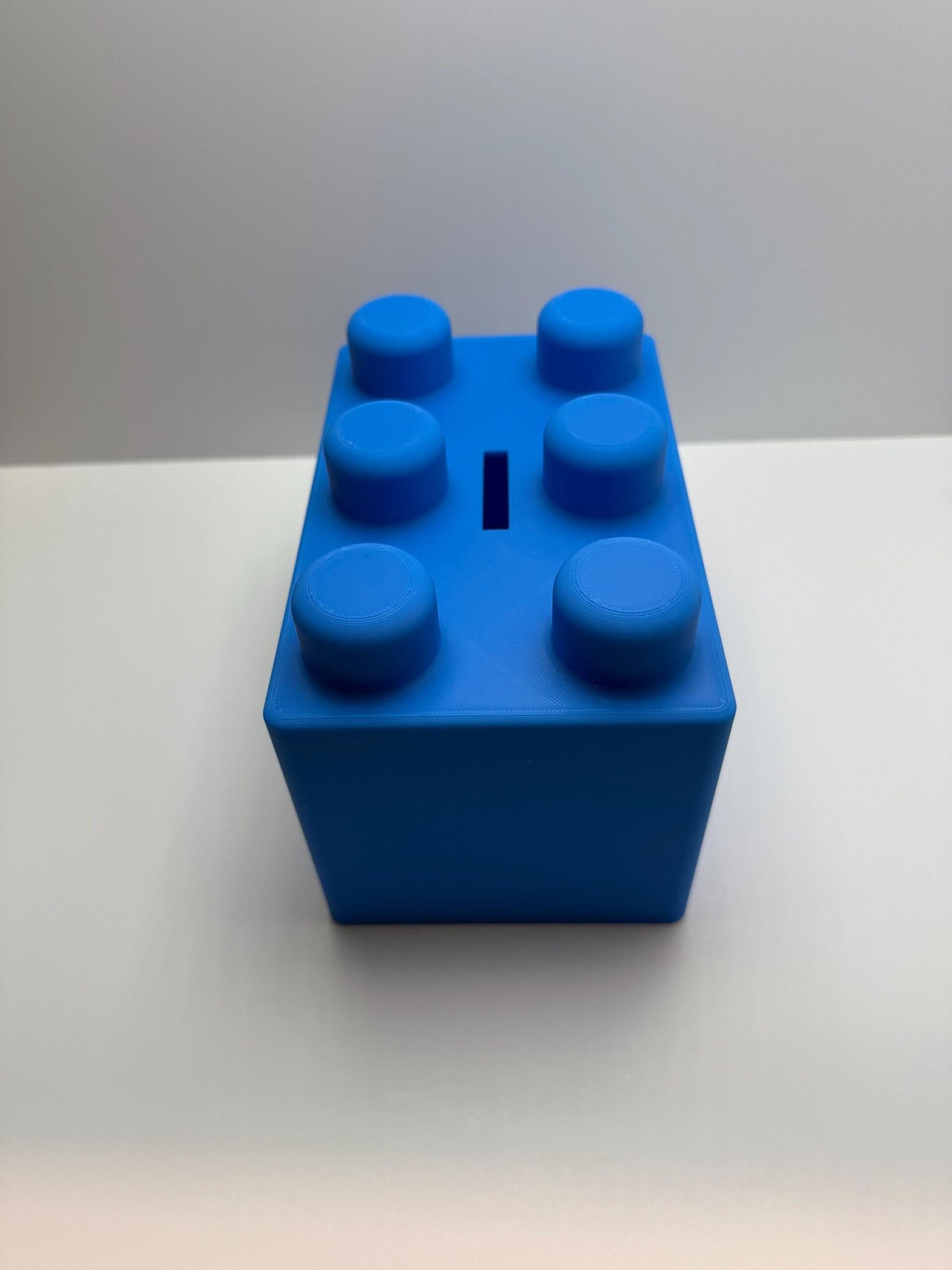 Personalized Building Brick Money/Piggy Bank - Large - Trap Door Removal Of Deposit - 4.5”x7”x4.75” - Image 3