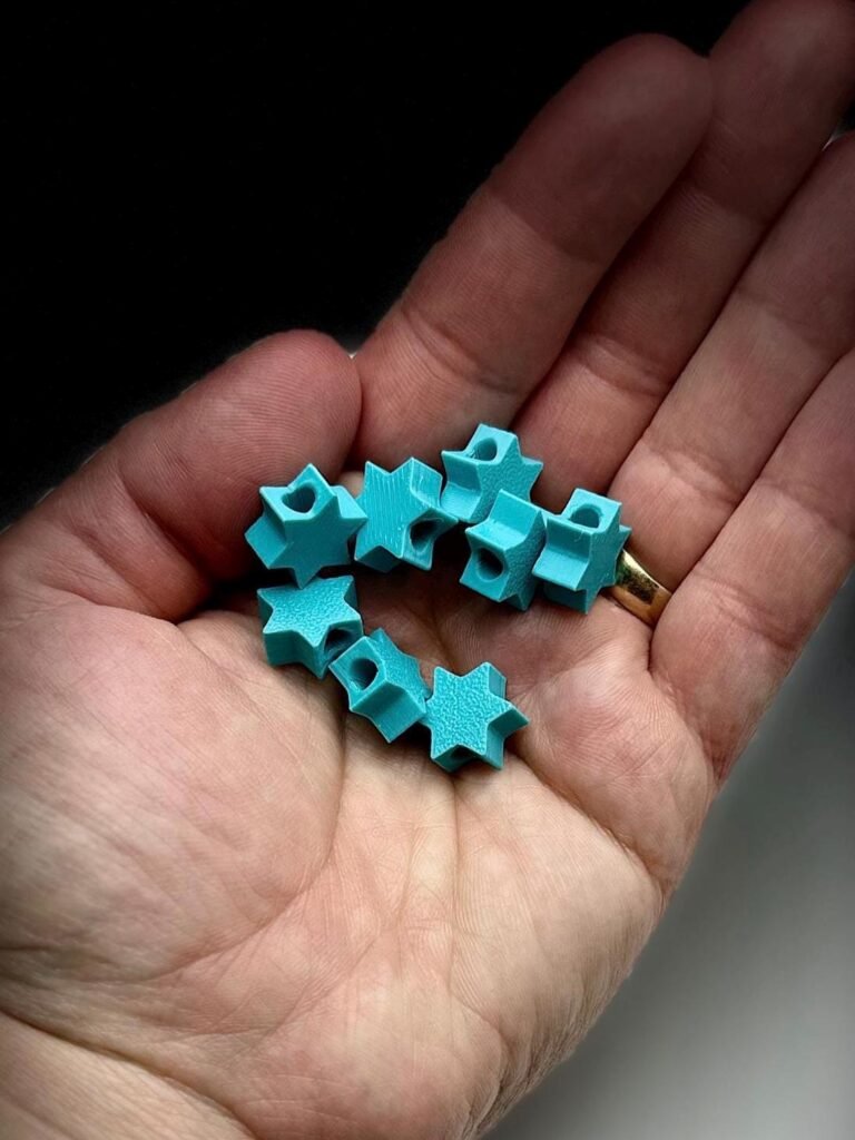 Star of David beads.