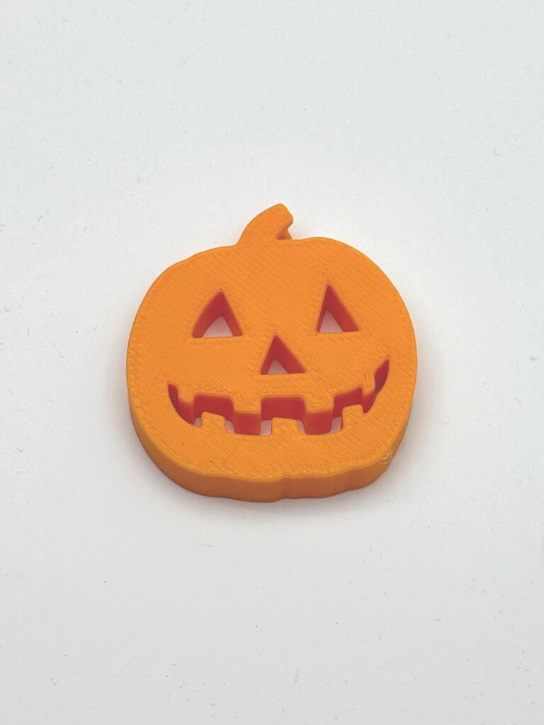 Custom Jack O' Lantern bead.