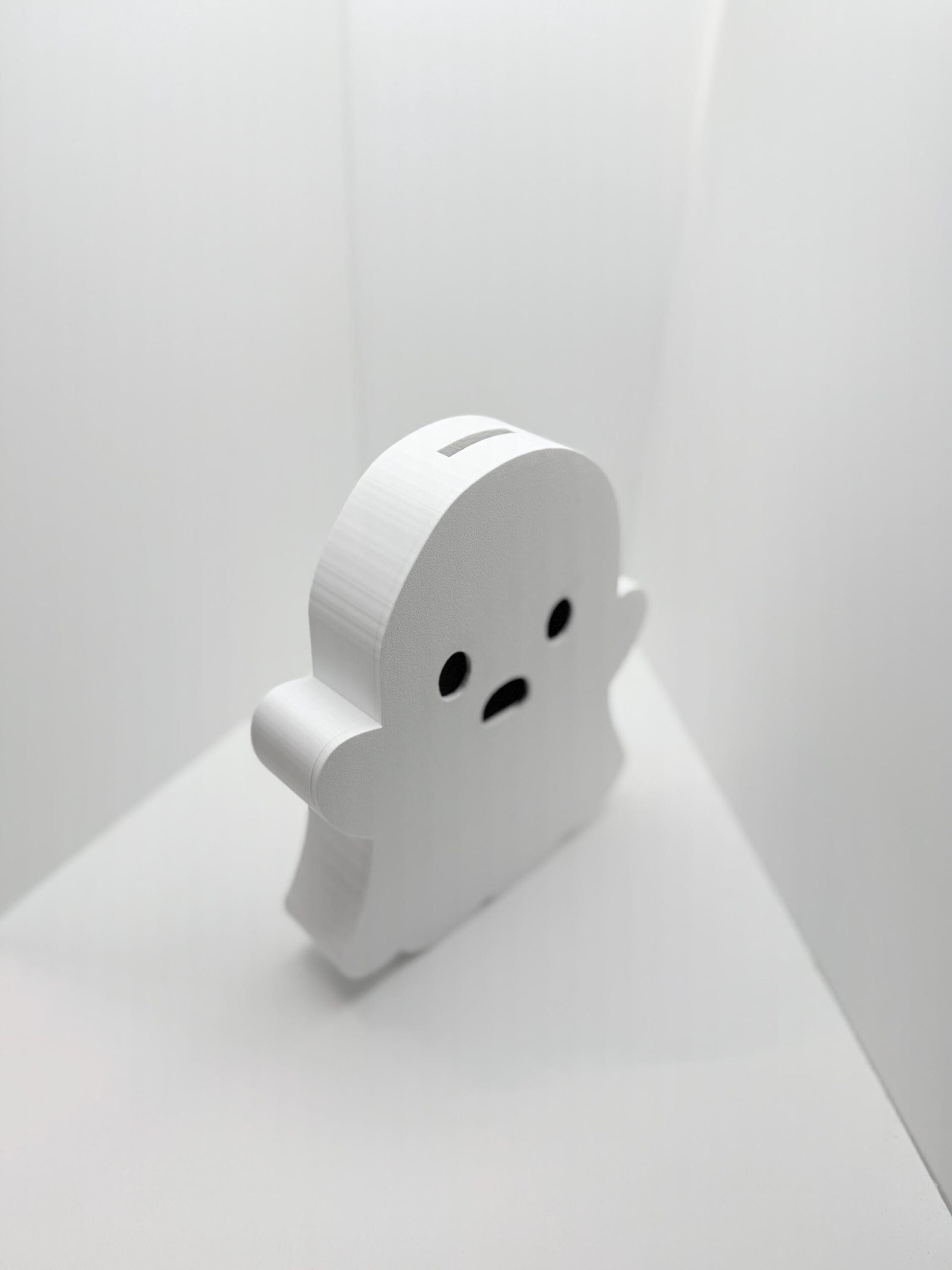 Large Ghost Money/Piggy Bank - Large - Trap Door Removal Of Deposit - 7.5”x6.5”x1.5” - Image 2