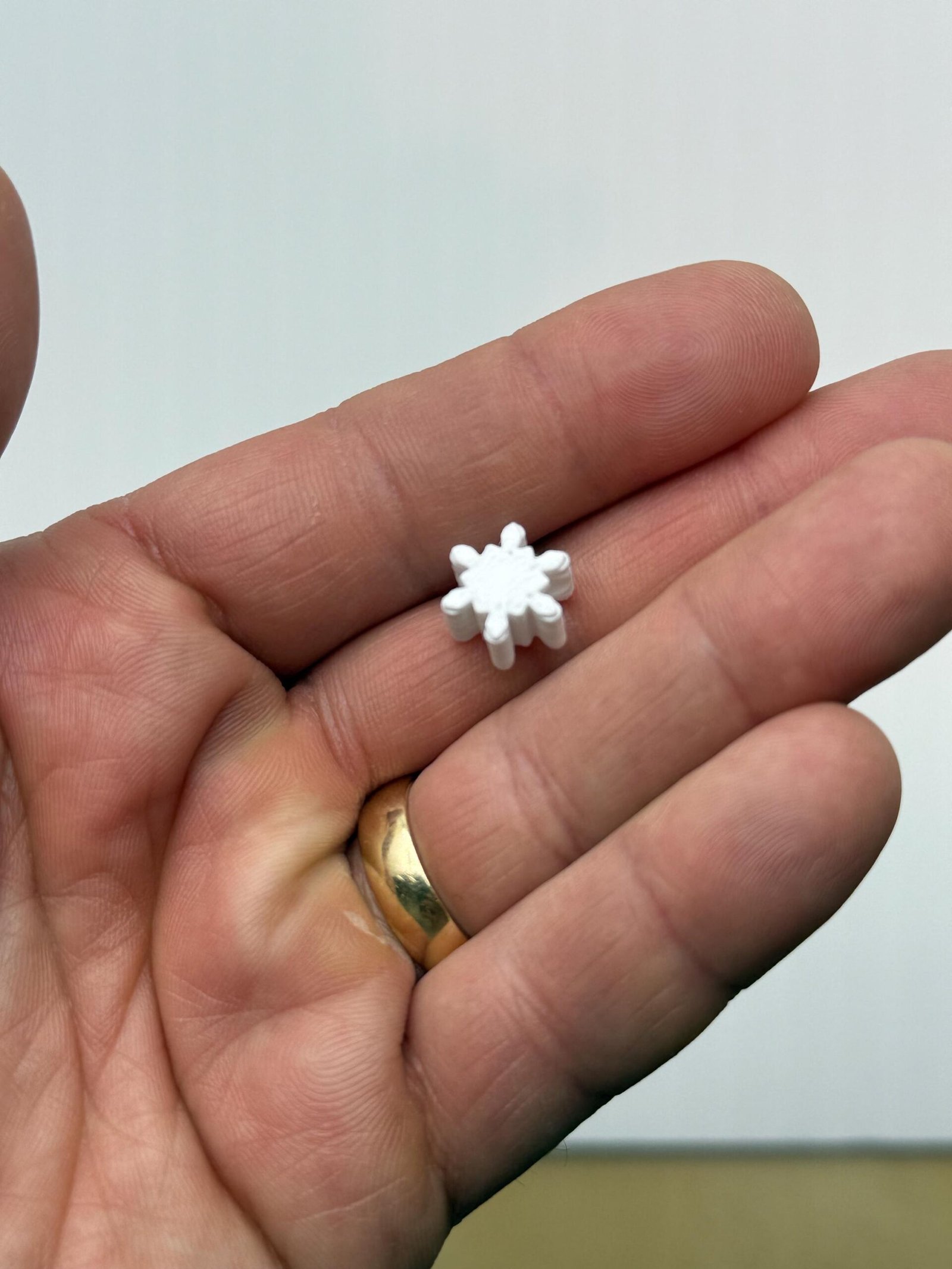 50pcs - Snowflake Bead Type 2- necklace and Bracelet Beads - Kids Crafts - Image 4