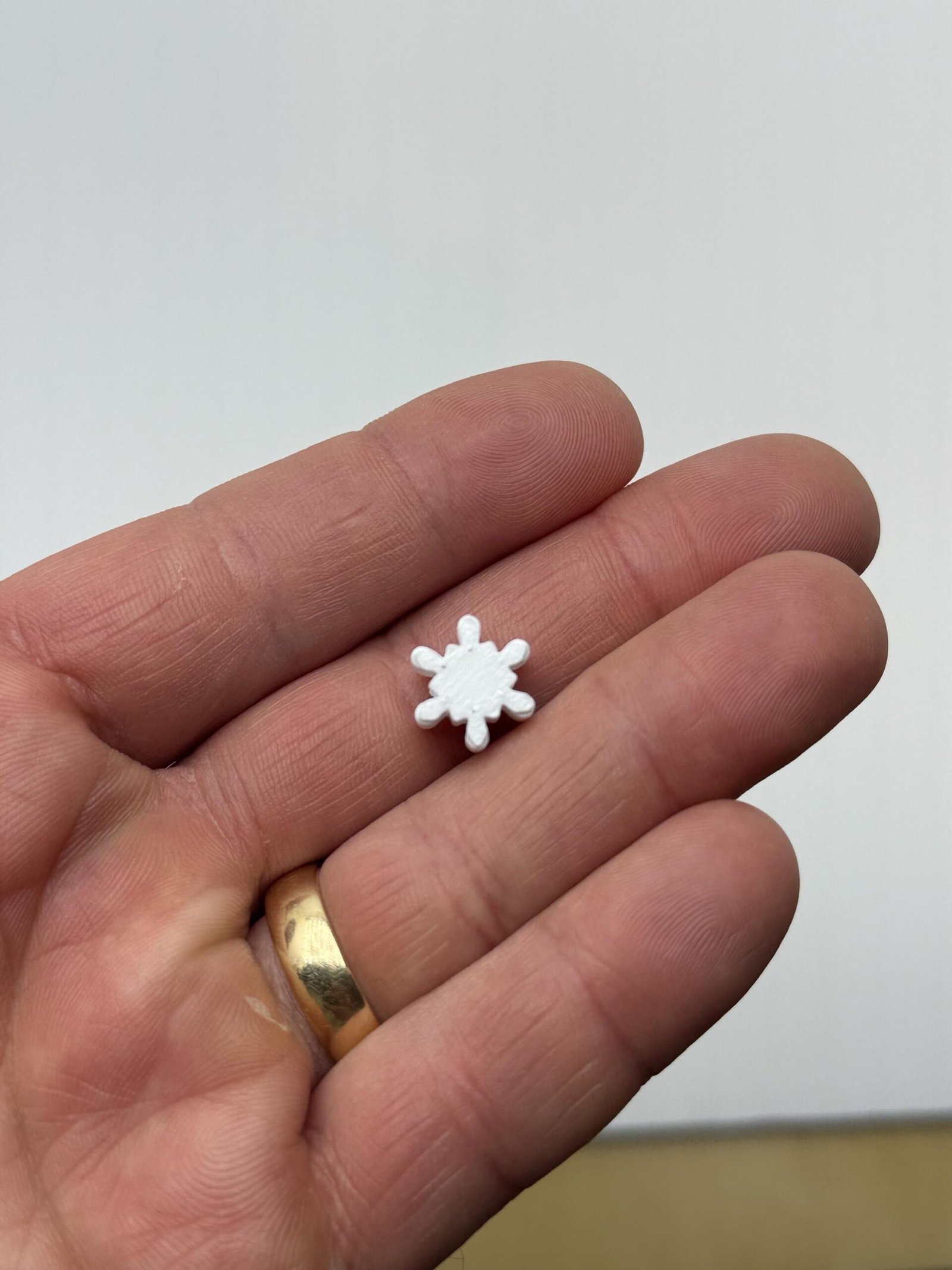 50pcs - Snowflake Bead Type 2- necklace and Bracelet Beads - Kids Crafts - Image 3