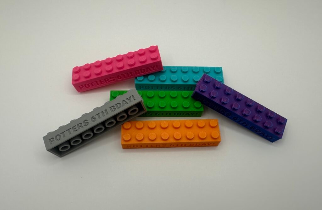 Personalized block party favors