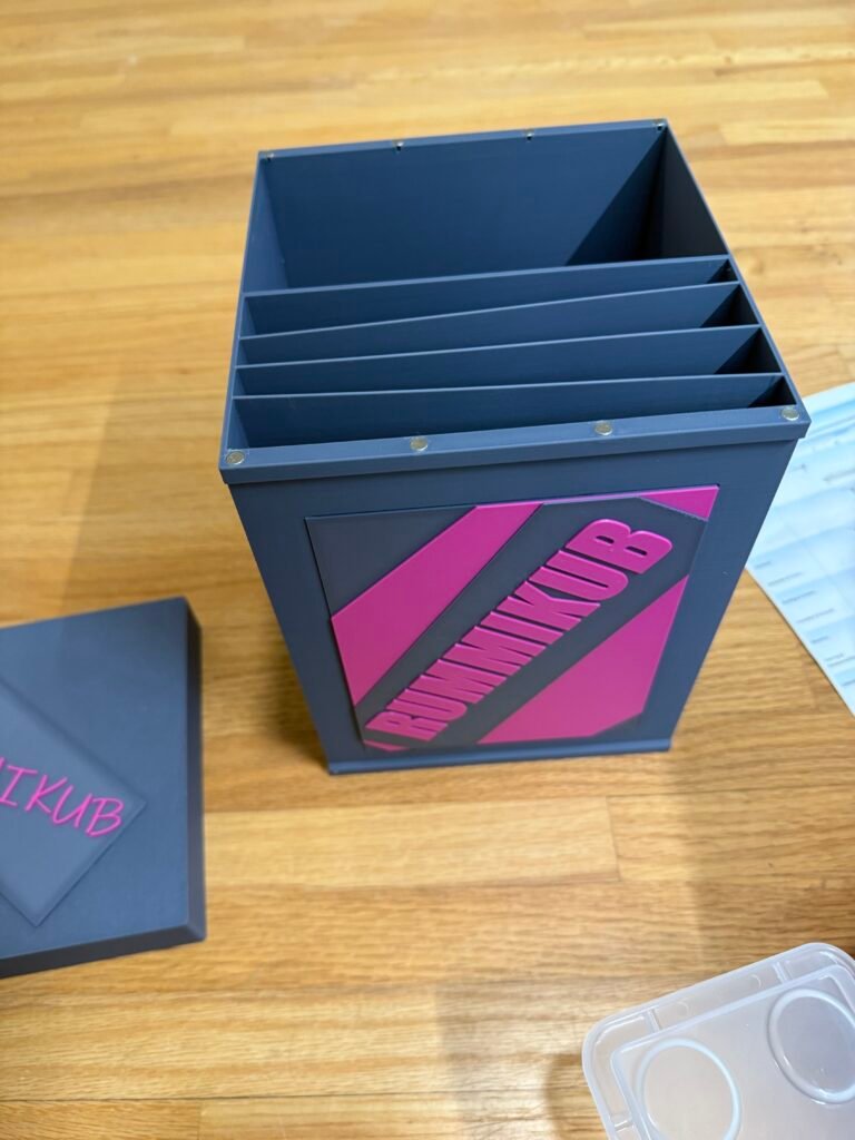 Rummikub box, custom.